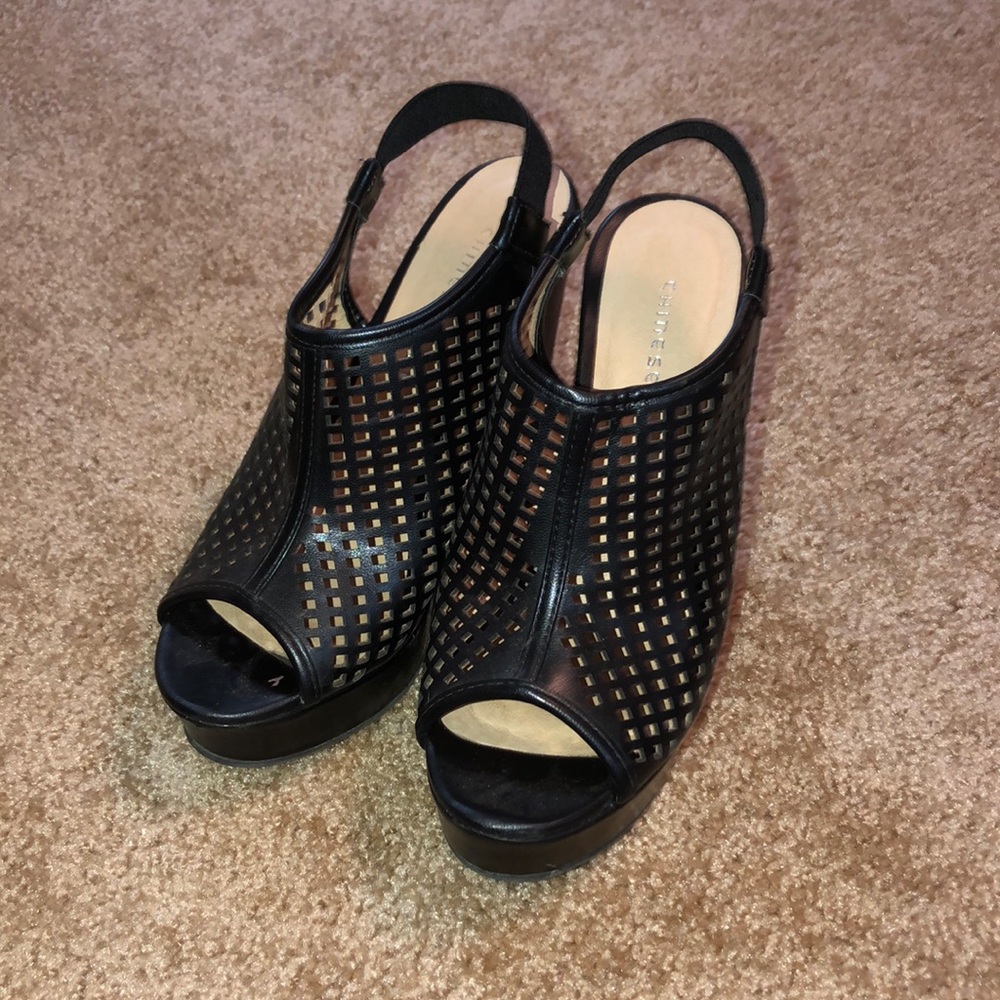 Black heels